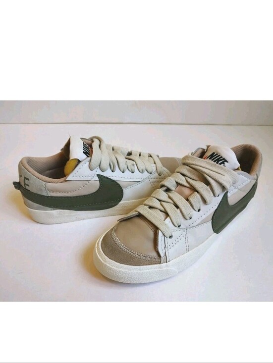 Nike Shoes - Nike Blazer 77 Low Jumbo Sand Drift Olive Lace Up Sneakers Women's Size 10 Shoes